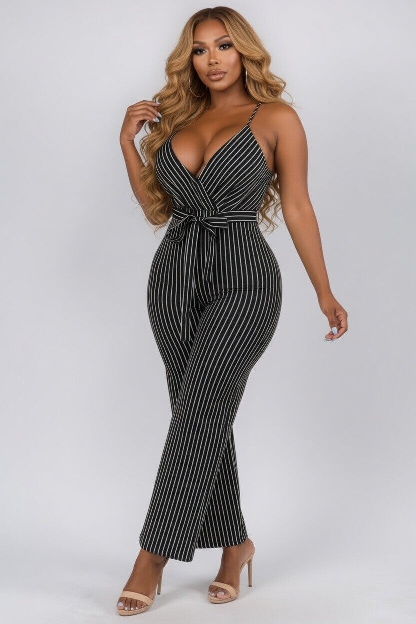 Noir Powerline Jumpsuit