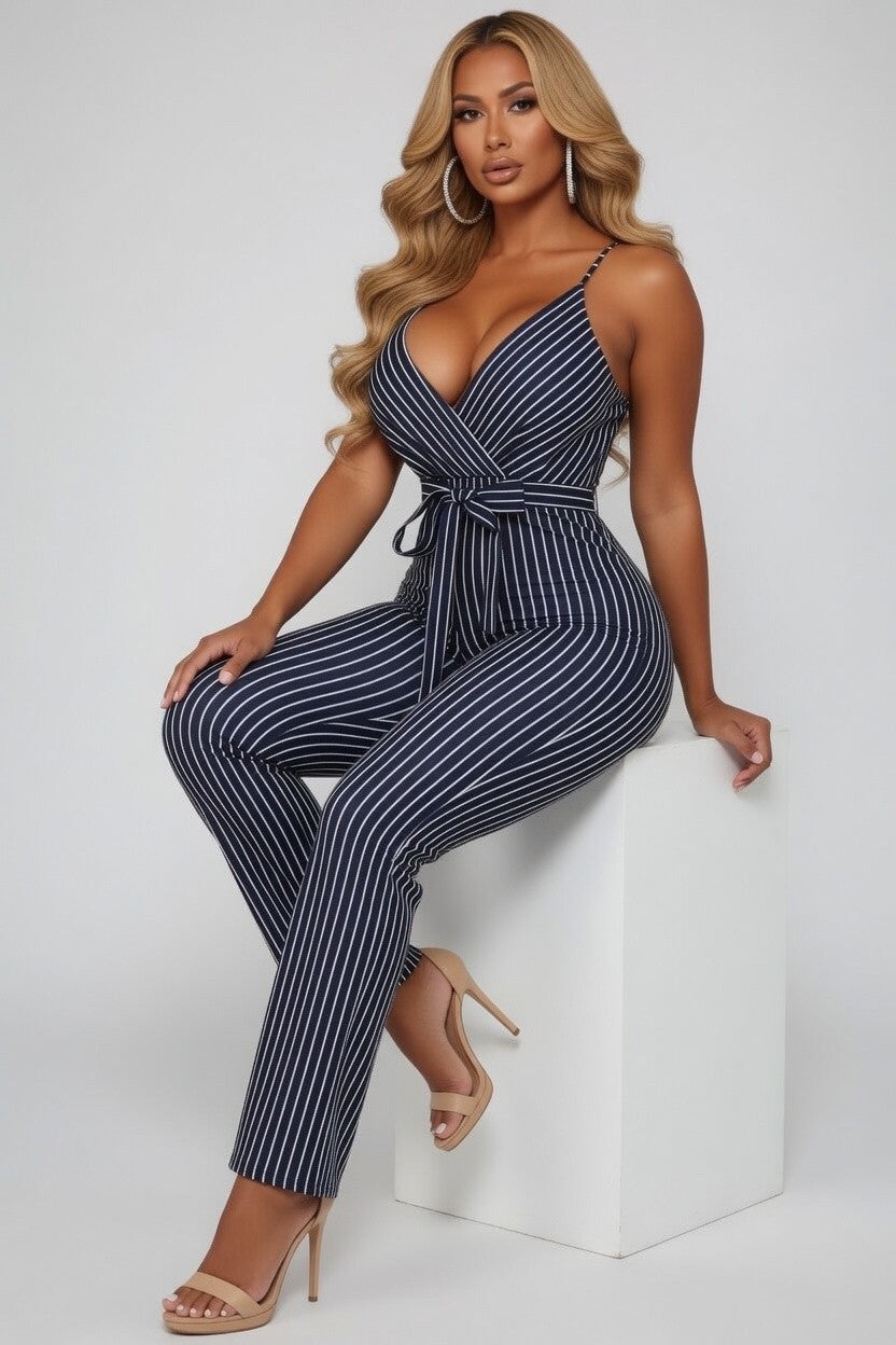 Noir Powerline Jumpsuit