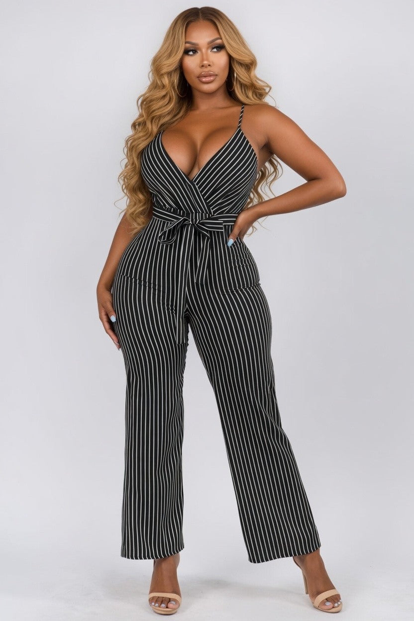 Noir Powerline Jumpsuit