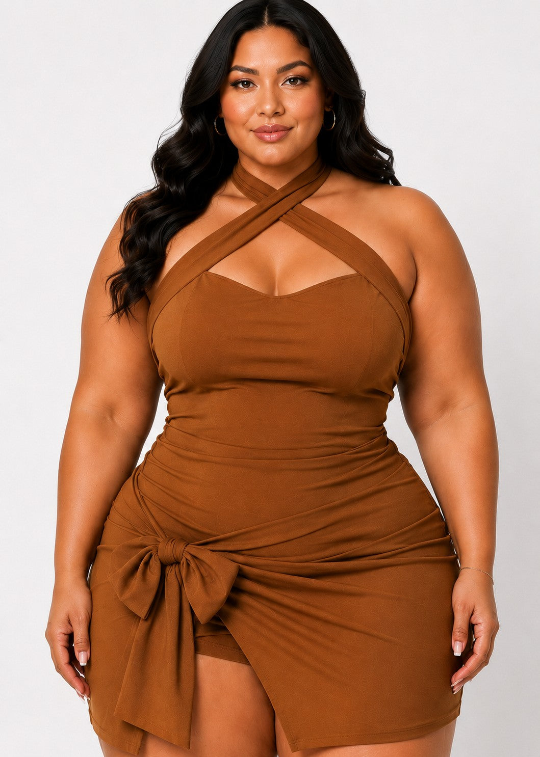 Plus Size Mini Short Summer Set
