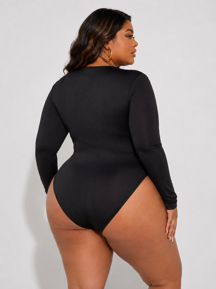 Long Sleeve Cut Out Bodysuit
