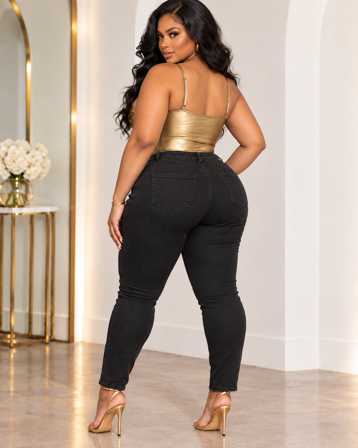 CURVE GOLD BODYSUIT